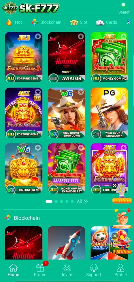 sk-f777 game
