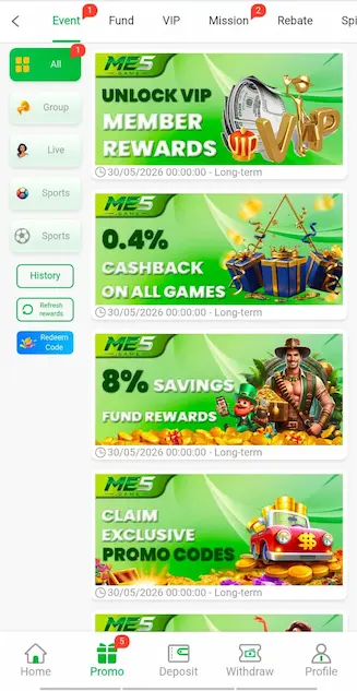 me5 game 