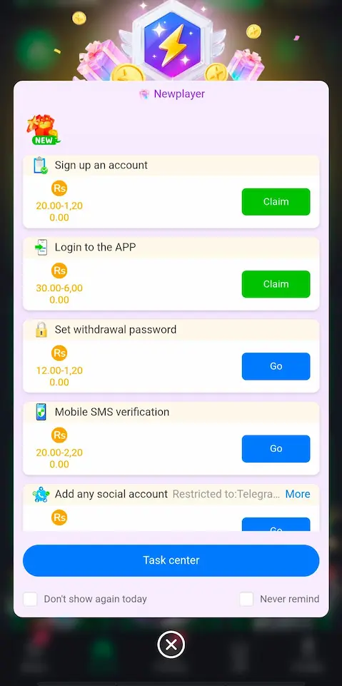 z78 game deposit